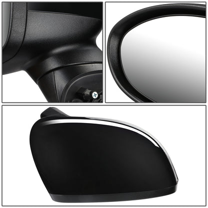 RETROVISOR MIRROR - OEM - 12-15 KIA RIO - POWERED - HEATED - W/ SIGNAL LIGHT - POWER FOLDING - BLACK MATERIAL - RIGHT
