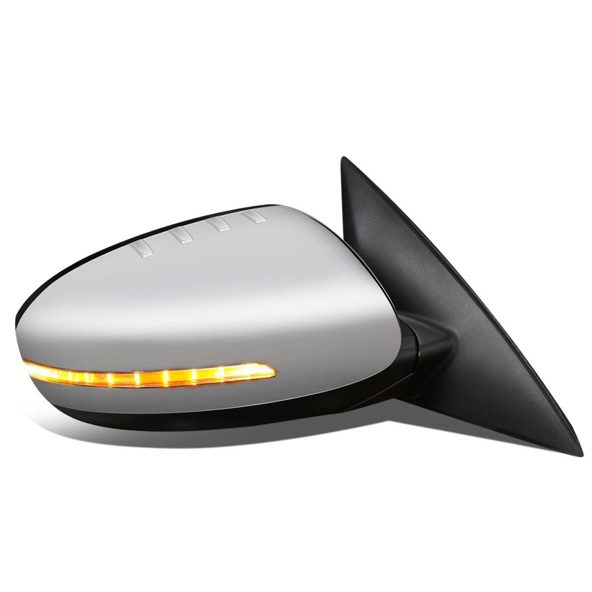 RETROVISOR MIRROR - OEM - 11-15 KIA OPTIMA - POWERED - HEATED - W/ SIGNAL LIGHT - POWER FOLDING - CHROME COVER - RIGHT