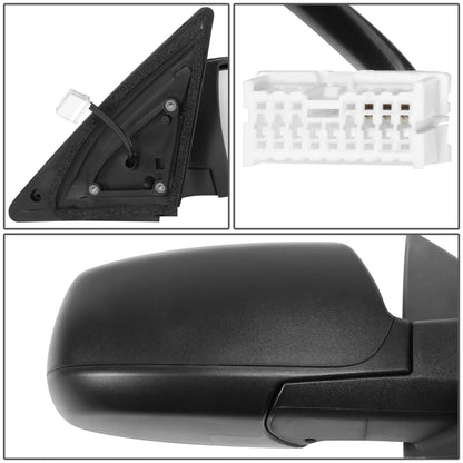 RETROVISOR MIRROR - OE STYLE - KIA SORENTO 11-13 - WITH POWER - PASSENGER SIDE - PAINT TO MATCH - BLACK
