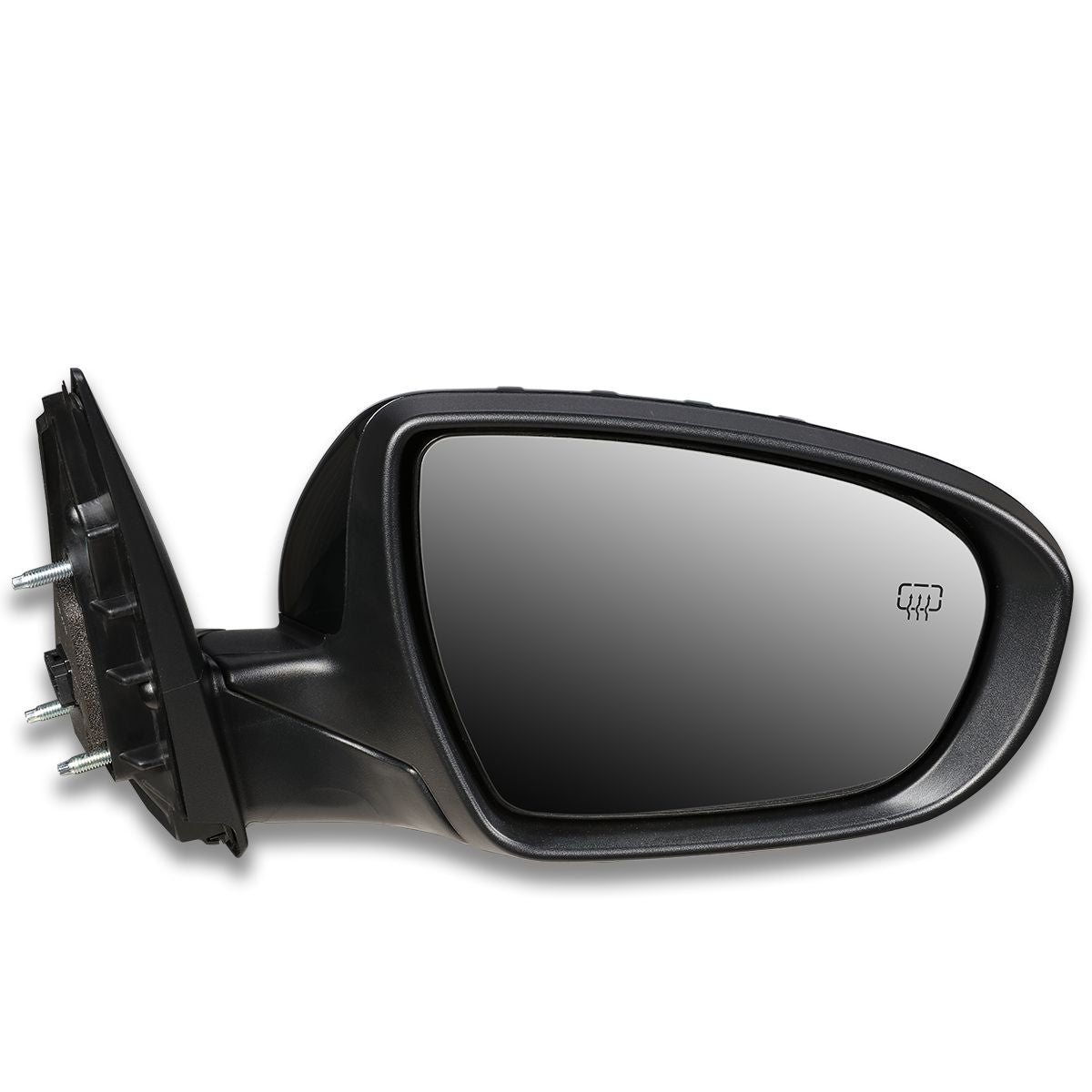 RETROVISOR MIRROR - OEM - 14-15 KIA OPTIMA - POWERED - HEATED - PAINTABLE - BLACK - RIGHT