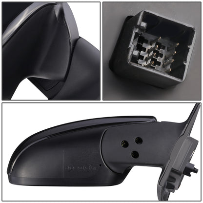 RETROVISOR MIRROR - OEM - 10-13 KIA FORTE, FORTE KOUP - POWERED - HEATED - W/ SIGNAL LIGHT - POWER FOLDING - BLACK MATERIAL - RIGHT