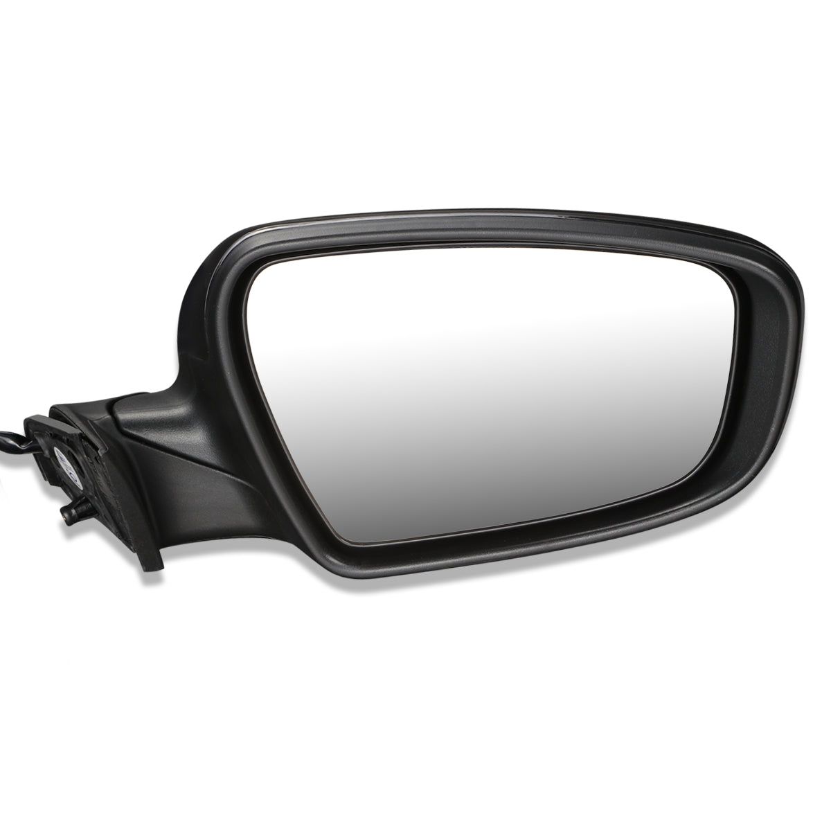 RETROVISOR MIRROR - OEM - 14-16 KIA FORTE, FORTE KOUP - POWERED - HEATED - FOLDING - BLACK MATERIAL - RIGHT