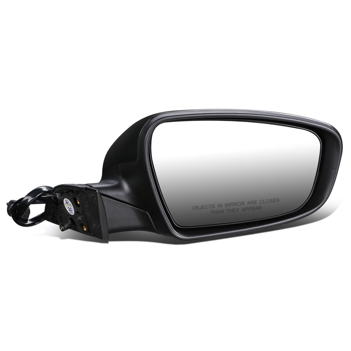 RETROVISOR MIRROR - OEM - 14-16 KIA FORTE, FORTE KOUP - POWERED - HEATED - W/ SIGNAL LIGHT - POWER FOLDING - BLACK MATERIAL - RIGHT