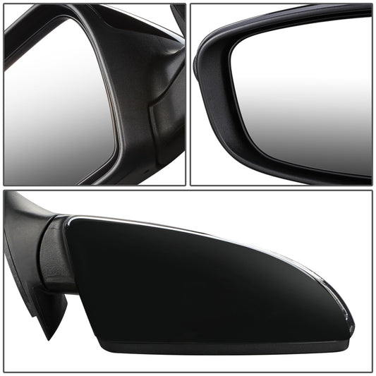 RETROVISOR MIRROR - OEM - 14-16 KIA FORTE, FORTE KOUP - POWERED - HEATED - W/ SIGNAL LIGHT - W/ PUDDLE LIGHT - POWER FOLDING - BLACK MATERIAL - RIGHT