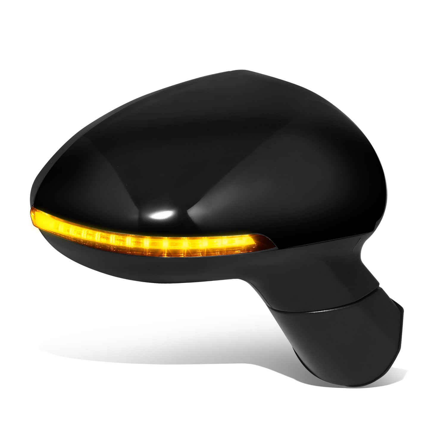 RETROVISOR MIRROR - OE STYLE - KIA RIO 14-17 - WITH POWER WITH HEATED GLASS WITH TURN SIGNAL - PASSENGER SIDE - PAINT TO MATCH - BLACK