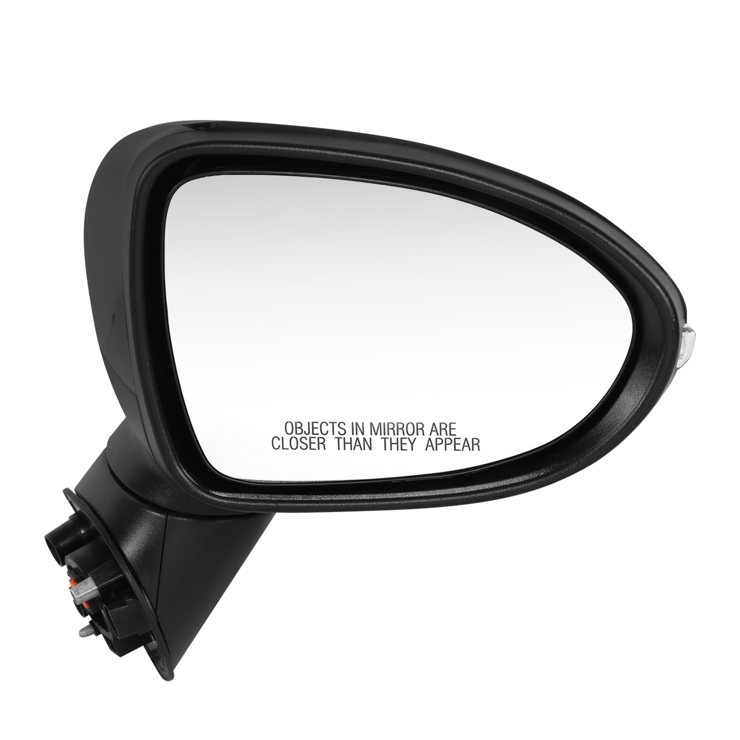 RETROVISOR MIRROR - OE STYLE - KIA RIO 14-17 - WITH POWER WITH HEATED GLASS WITH TURN SIGNAL - PASSENGER SIDE - PAINT TO MATCH - BLACK