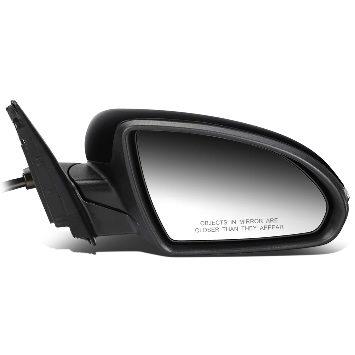RETROVISOR MIRROR - OEM - 11-15 KIA OPTIMA - POWERED - W/ SIGNAL LIGHT - FOLDING - BLACK MATERIAL - RIGHT