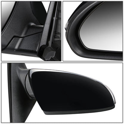 RETROVISOR MIRROR - OEM - 11-15 KIA OPTIMA - POWERED - W/ SIGNAL LIGHT - FOLDING - BLACK MATERIAL - RIGHT