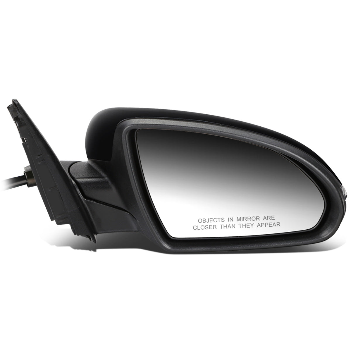 RETROVISOR MIRROR - OEM - 11-15 KIA OPTIMA - POWERED - HEATED - W/ SIGNAL LIGHT - POWER FOLDING - BLACK MATERIAL - RIGHT