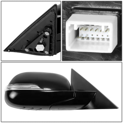 RETROVISOR MIRROR - OE STYLE - KIA SOUL 14-16 - WITH POWER FOLD - PASSENGER SIDE - PAINT TO MATCH - BLACK