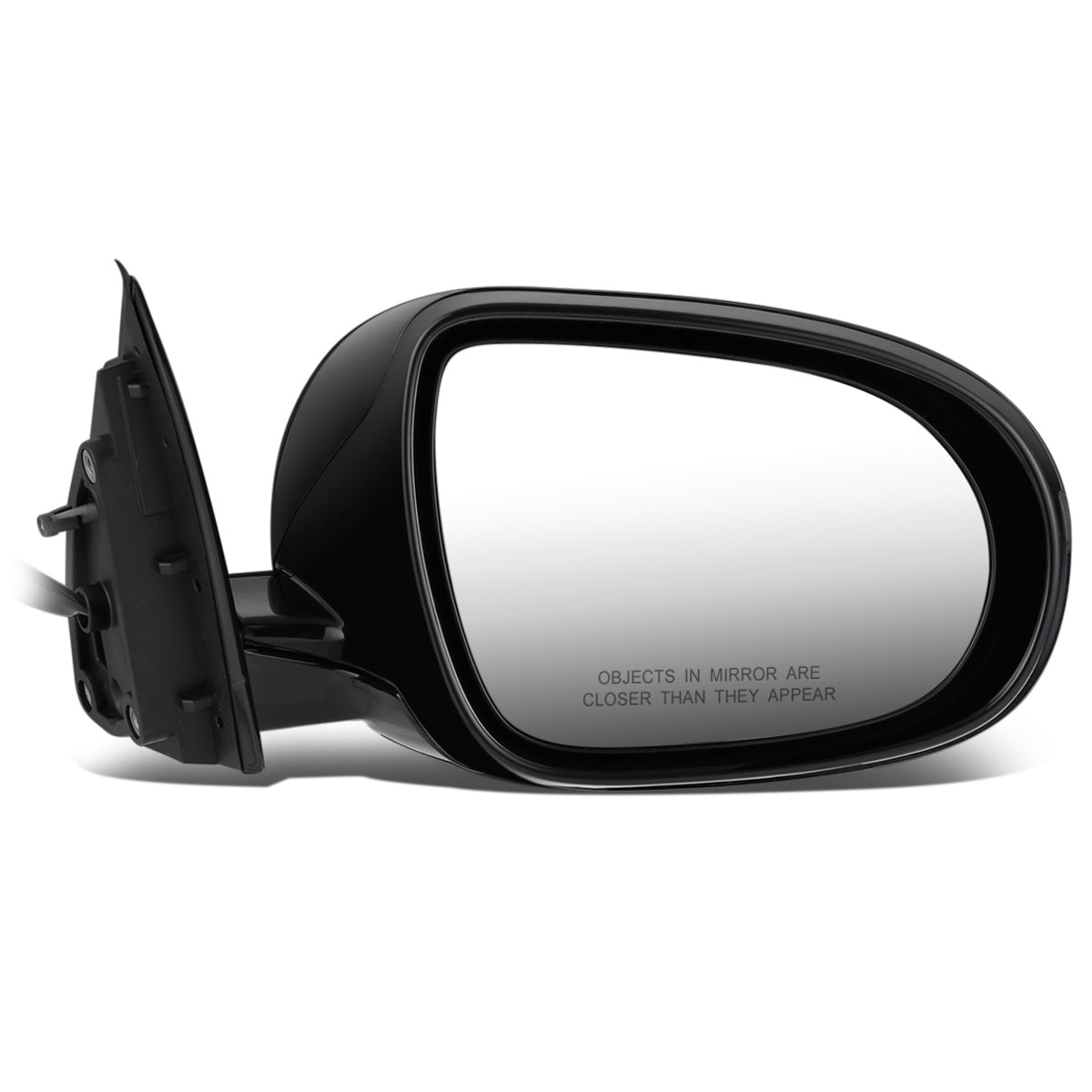 RETROVISOR MIRROR - OEM - 14-15 KIA SORENTO - POWERED - HEATED - W/ SIGNAL LIGHT - FOLDING - BLACK MATERIAL - RIGHT
