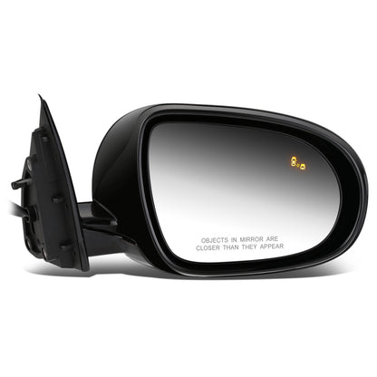 RETROVISOR MIRROR - OEM - 14-15 KIA SORENTO - POWERED - HEATED - W/ SIGNAL LIGHT - W/ BSD - FOLDING - BLACK MATERIAL - RIGHT