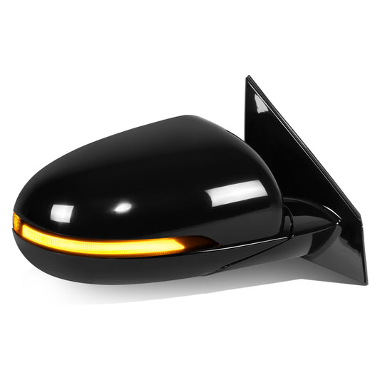 RETROVISOR MIRROR - OE STYLE - KIA SORENTO 2016-2018 - WITH POWER FOLD WITH HEATED GLASS - PASSENGER RIGHT SIDE - BLACK