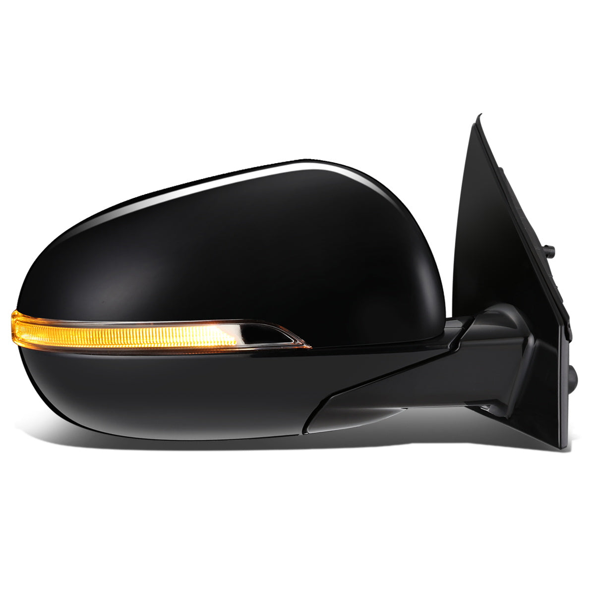 RETROVISOR MIRROR - OEM - 14-15 KIA SORENTO - POWERED - HEATED - W/ SIGNAL LIGHT - W/ MEMORY - W/ BSD - POWER FOLDING - BLACK MATERIAL - RIGHT