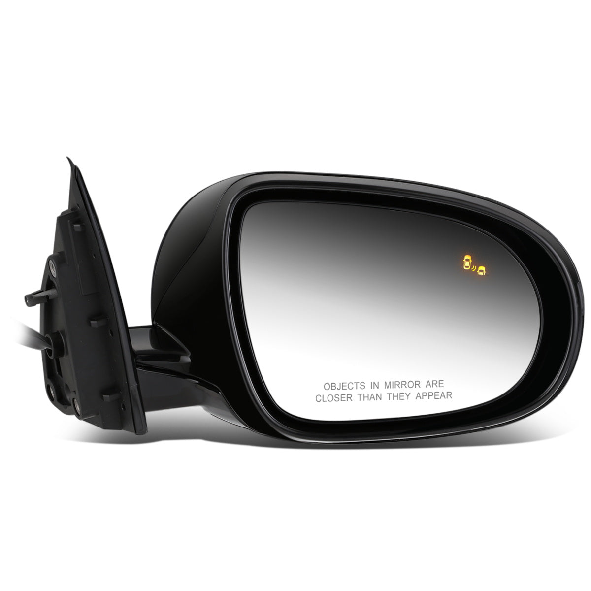 RETROVISOR MIRROR - OEM - 14-15 KIA SORENTO - POWERED - HEATED - W/ SIGNAL LIGHT - W/ MEMORY - W/ BSD - POWER FOLDING - BLACK MATERIAL - RIGHT