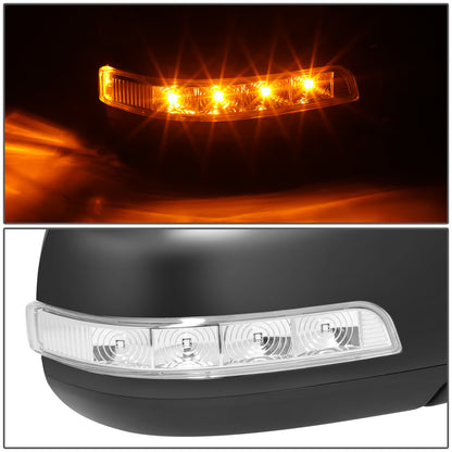 RETROVISOR MIRROR - OE STYLE - KIA SORENTO 14-15 - WITH MEMORY WITH HEATED GLASS WITH TURN SIGNAL WITH BLIND SPOT - PASSENGER SIDE - PAINT TO MATCH - BLACK