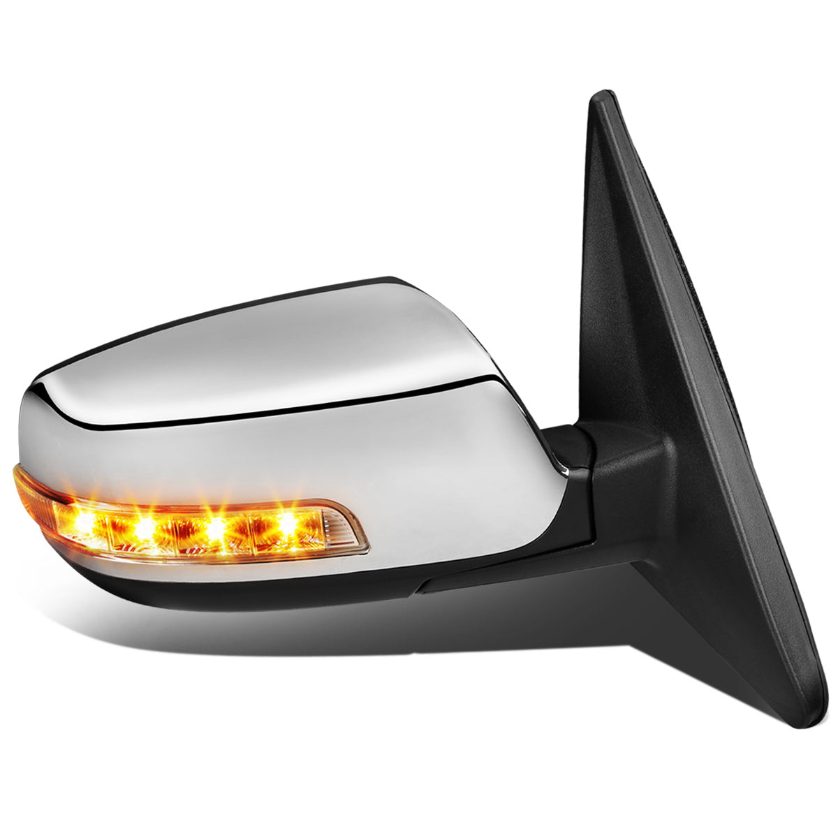 RETROVISOR MIRROR - OEM - 14-15 KIA SORENTO - POWERED - HEATED - W/ SIGNAL LIGHT - W/ MEMORY - POWER FOLDING - CHROME COVER - RIGHT