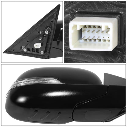 RETROVISOR MIRROR - KIA SOUL 2014-2019 - WITH POWER FOLD - WITH HEATED GLASS - WITH TURN SIGNAL - WITH BLIND SPOT - OE STYLE - PASSENGER RIGHT SIDE