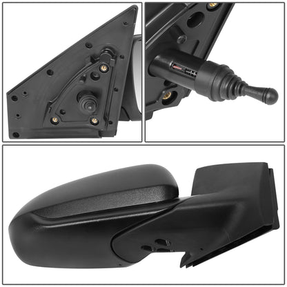 RETROVISOR MIRROR - OE STYLE - KIA RIO 18-20 - WITH MANUAL - PASSENGER SIDE - PAINT TO MATCH - BLACK