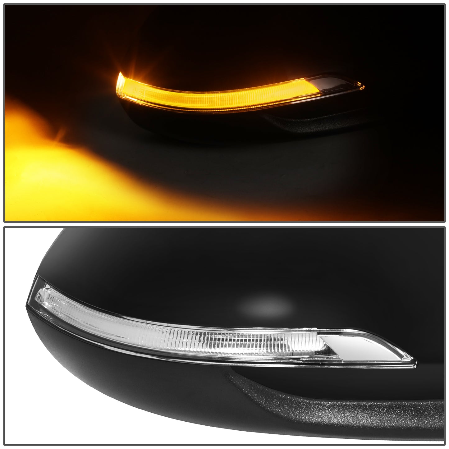 RETROVISOR MIRROR - OE STYLE - KIA RIO 18-20 - WITH POWER WITH HEATED GLASS WITH TURN SIGNAL - PASSENGER SIDE - PAINT TO MATCH - BLACK