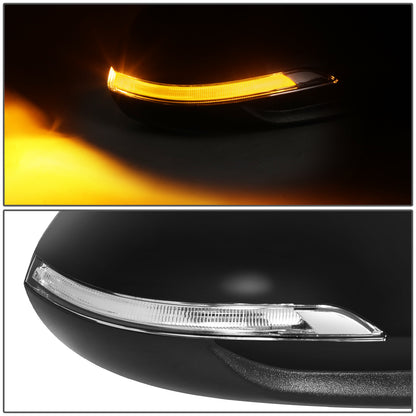 RETROVISOR MIRROR - OE STYLE - KIA RIO 18-20 - WITH POWER WITH HEATED GLASS WITH TURN SIGNAL - PASSENGER SIDE - PAINT TO MATCH - BLACK