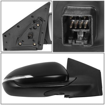 RETROVISOR MIRROR - OE STYLE - KIA RIO 18-20 - WITH POWER WITH HEATED GLASS WITH TURN SIGNAL - PASSENGER SIDE - PAINT TO MATCH - BLACK