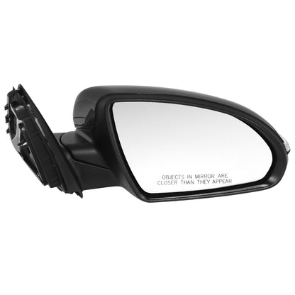 RETROVISOR MIRROR - OE STYLE - KIA OPTIMA 16-18 - WITH POWER FOLD WITH HEATED GLASS WITH TURN SIGNAL - WITHOUT HYBRID - PASSENGER SIDE - PAINT TO MATCH - BLACK