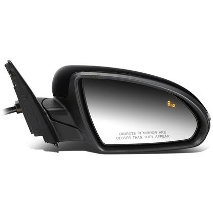 RETROVISOR MIRROR - OEM - 11-15 KIA OPTIMA - POWERED - HEATED - W/ SIGNAL LIGHT - W/ BSD - FOLDING - BLACK MATERIAL - RIGHT