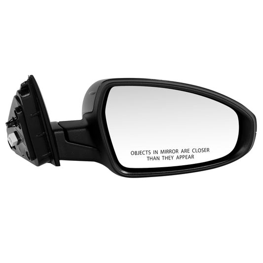 RETROVISOR MIRROR - OE STYLE - KIA FORTE 19-24 - WITH POWER - PASSENGER SIDE - PAINT TO MATCH - BLACK