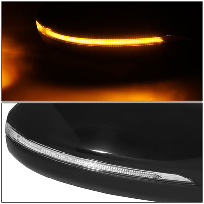 RETROVISOR MIRROR - OE STYLE - KIA FORTE 2019-2021 - WITH POWER WITH HEATED GLASS WITH TURN SIGNAL - PASSENGER RIGHT SIDE - BLACK