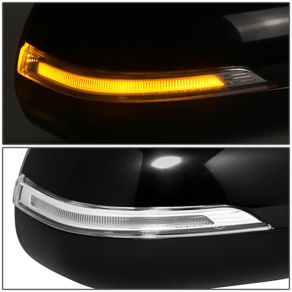 RETROVISOR MIRROR - OE STYLE - KIA SOUL 14-19 - WITH POWER FOLD WITH HEATED GLASS WITH TURN SIGNAL - PASSENGER SIDE - PAINT TO MATCH - BLACK