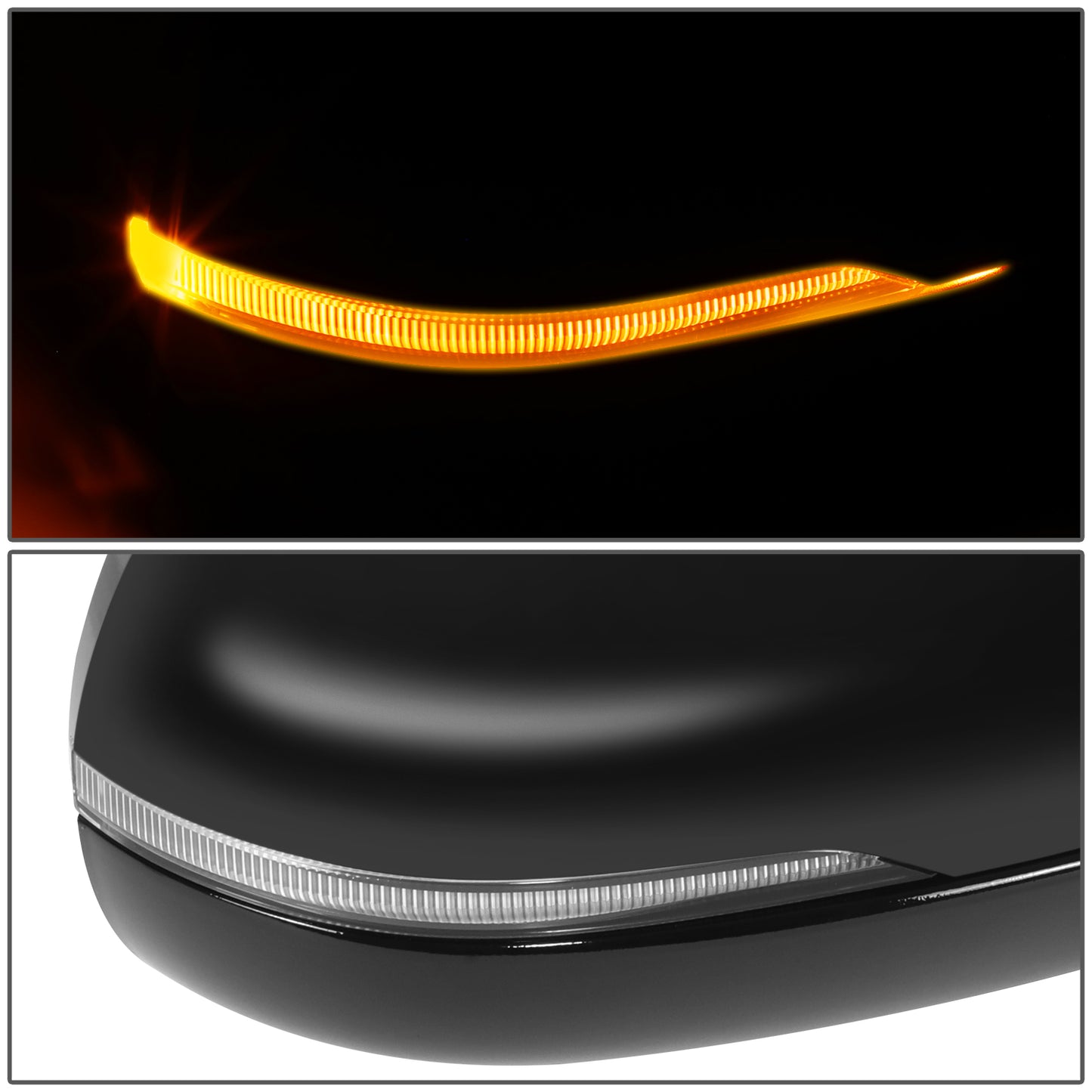 RETROVISOR MIRROR - OE STYLE - KIA SOUL 2020-2024 - WITH POWER WITH HEATED GLASS - PASSENGER RIGHT SIDE - BLACK