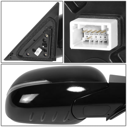 RETROVISOR MIRROR - OE STYLE - KIA SOUL 2020-2024 - WITH POWER WITH HEATED GLASS - PASSENGER RIGHT SIDE - BLACK