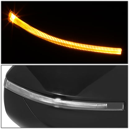 RETROVISOR MIRROR - OE STYLE - KIA TELLURIDE 2020-2024 - WITH POWER WITH HEATED GLASS WITH BLIND SPOT - PASSENGER RIGHT SIDE - BLACK