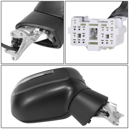 RETROVISOR MIRROR - OE STYLE - KIA TELLURIDE 2020-2024 - WITH POWER WITH HEATED GLASS WITH BLIND SPOT - PASSENGER RIGHT SIDE - BLACK