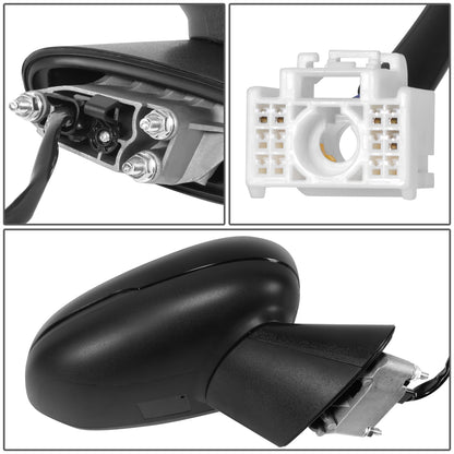 RETROVISOR MIRROR - OE STYLE - KIA K5 21-24 - WITH POWER WITH HEATED GLASS - FOR LX - PASSENGER SIDE - PAINT TO MATCH - BLACK