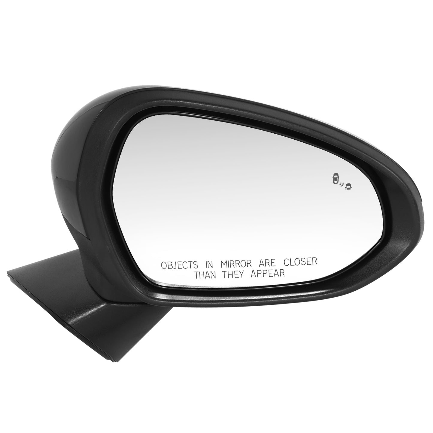 RETROVISOR MIRROR - OE STYLE - KIA K5 21-24 - WITH POWER WITH HEATED GLASS WITH BLIND SPOT - FOR LXS - PASSENGER SIDE - PAINT TO MATCH - BLACK
