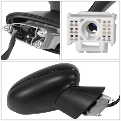 RETROVISOR MIRROR - OE STYLE - KIA K5 21-24 - WITH POWER WITH HEATED GLASS WITH BLIND SPOT - FOR LXS - PASSENGER SIDE - PAINT TO MATCH - BLACK