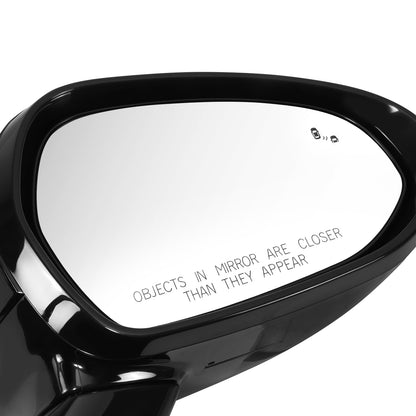 RETROVISOR MIRROR - OE STYLE - KIA K5 21-24 - WITH POWER WITH HEATED GLASS WITH BLIND SPOT - FOR EX - PASSENGER SIDE - PAINT TO MATCH - BLACK