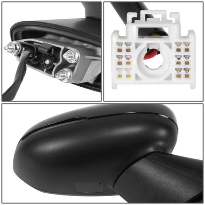 RETROVISOR MIRROR - OE STYLE - KIA K5 21-24 - WITH POWER WITH HEATED GLASS WITH BLIND SPOT WITH TURN SIGNAL - EXC GT - PASSENGER SIDE - PAINT TO MATCH - BLACK