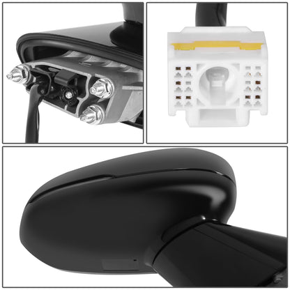 RETROVISOR MIRROR - OE STYLE - KIA K5 21-24 - WITH POWER WITH HEATED GLASS WITH BLIND SPOT WITH TURN SIGNAL - FOR GT - PASSENGER SIDE - PAINT TO MATCH - BLACK