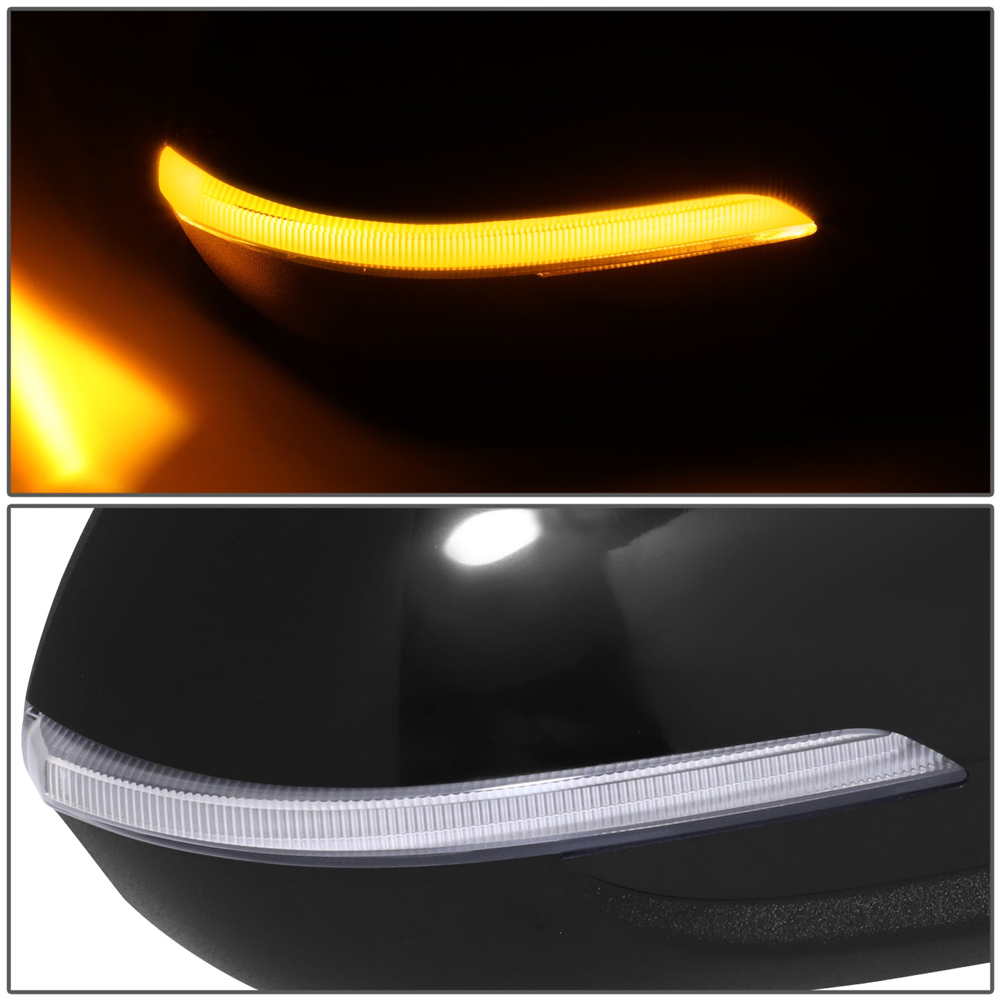 RETROVISOR MIRROR - OE STYLE - KIA SELTOS 2021-2024 - WITH POWER WITH HEATED GLASS - PASSENGER RIGHT SIDE - BLACK