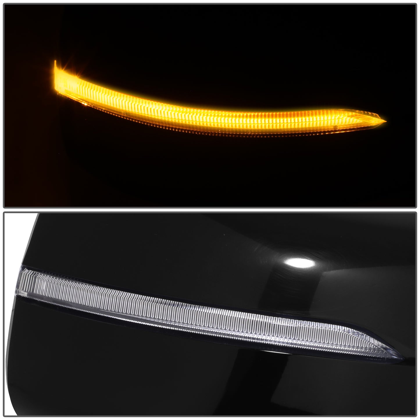 RETROVISOR MIRROR - OE STYLE - KIA SORENTO 2021-2023 - WITH POWER WITH HEATED GLASS WITH BLIND SPOT - PASSENGER RIGHT SIDE - BLACK