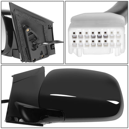 RETROVISOR MIRROR - OE STYLE - LEXUS RX330 04-06 - LEXUS RX350 07-09 - LEXUS RX400H 06-08 - WITH POWER WITH MEMORY WITH HEATED - DRIVER SIDE - PAINT TO MATCH - BLACK