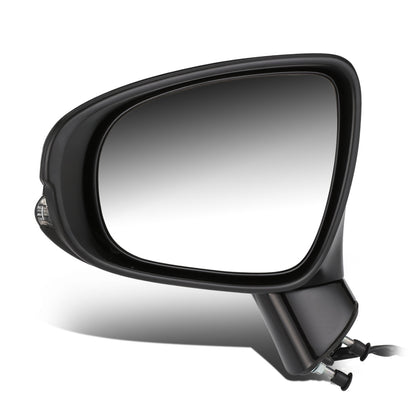 RETROVISOR MIRROR - OEM - 11-13 LEXUS CT200H - POWERED - HEATED - W/ MEMORY - W/ SIGNAL LIGHT - W/ PUDDLE LIGHT - FOLDING - BLACK MATERIAL - LEFT