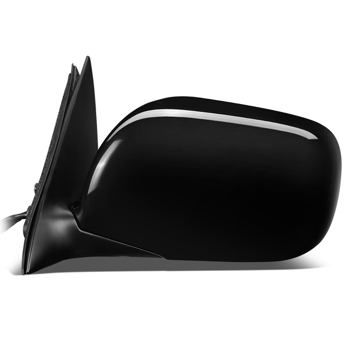 RETROVISOR MIRROR - OEM - 01-06 LEXUS LS430 - POWERED - W/ PUDDLE LIGHT - FOLDING - BLACK MATERIAL - LEFT