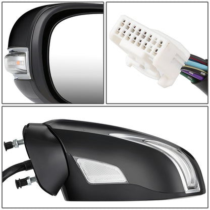 RETROVISOR MIRROR - OEM - 07-12 LEXUS LS460 - POWERED - HEATED - W/ SIGNAL LIGHT - W/ MEMORY - W/ PUDDLE LIGHT - POWER FOLDING - LEFT