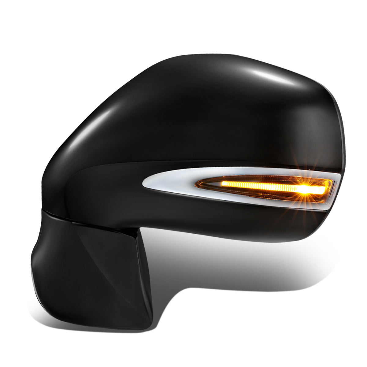 RETROVISOR MIRROR - OEM - 10-12 LEXUS RX350 - POWERED - HEATED - W/ SIGNAL LIGHT - W/ MEMORY - W/ PUDDLE LIGHT - FOLDING - BLACK MATERIAL - LEFT