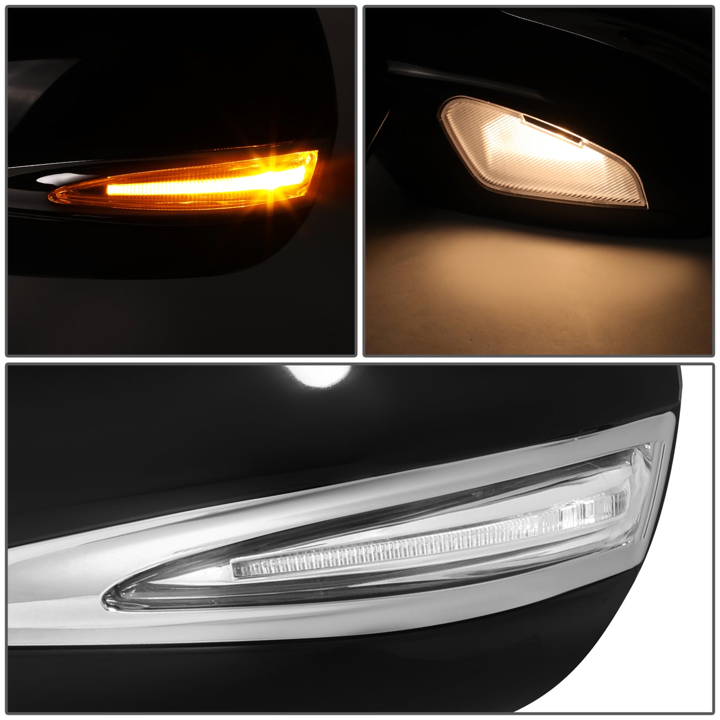 RETROVISOR MIRROR - OE STYLE - LEXUS RX350 13-15 - LEXUS RX450H 13-15 - WITH POWER WITH MEMORY WITH HEATED - DRIVER SIDE - PAINT TO MATCH - BLACK