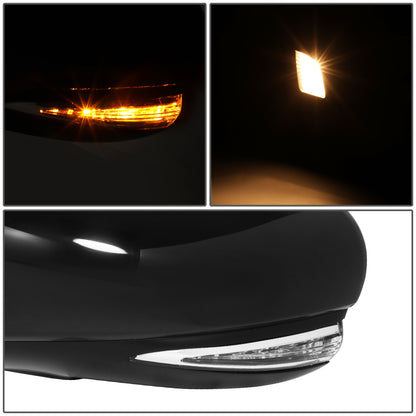 RETROVISOR MIRROR - OE STYLE - LEXUS GS200T 16-17 - LEXUS GS300 18-19 - LEXUS GS350 13-20 - LEXUS GS450H 13-18 - WITH POWER WITH HEATED GLASS WITH SIGNAL - DRIVER SIDE - PAINT TO MATCH - BLACK